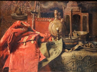 The Red Coat by Henri de Braekeleer